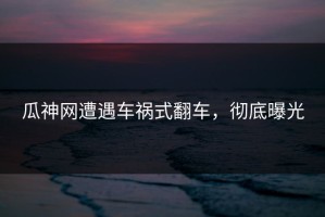 瓜神网遭遇车祸式翻车，彻底曝光