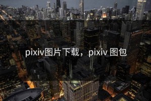 pixiv图片下载，pixiv 图包