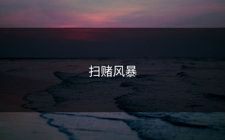 扫赌风暴
